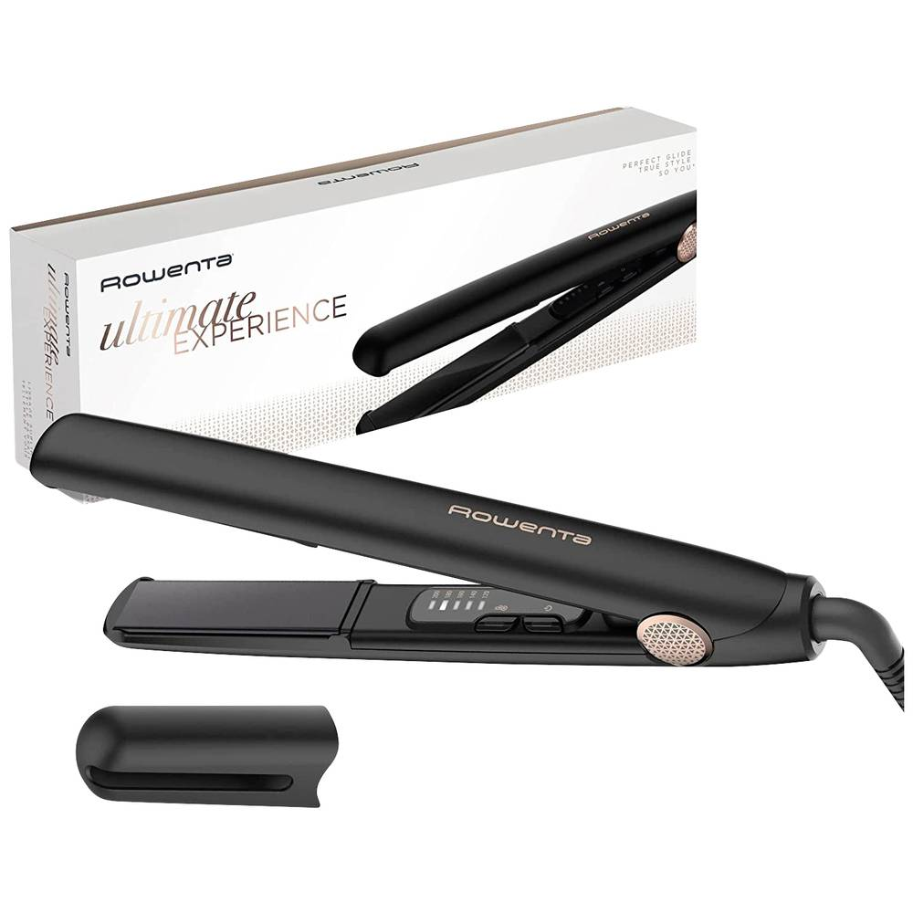 B-Ware Rowenta Ultimate Experience Glätteisen Schwarz Haarstyling Gerät Glätteisen