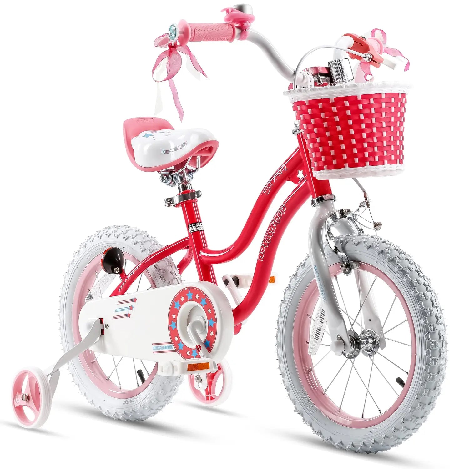 B-Ware Royal Baby Stargirl Kinderfahrrad Fahrrad Mädchenrad Neon Pink 16 Zoll Stahl838