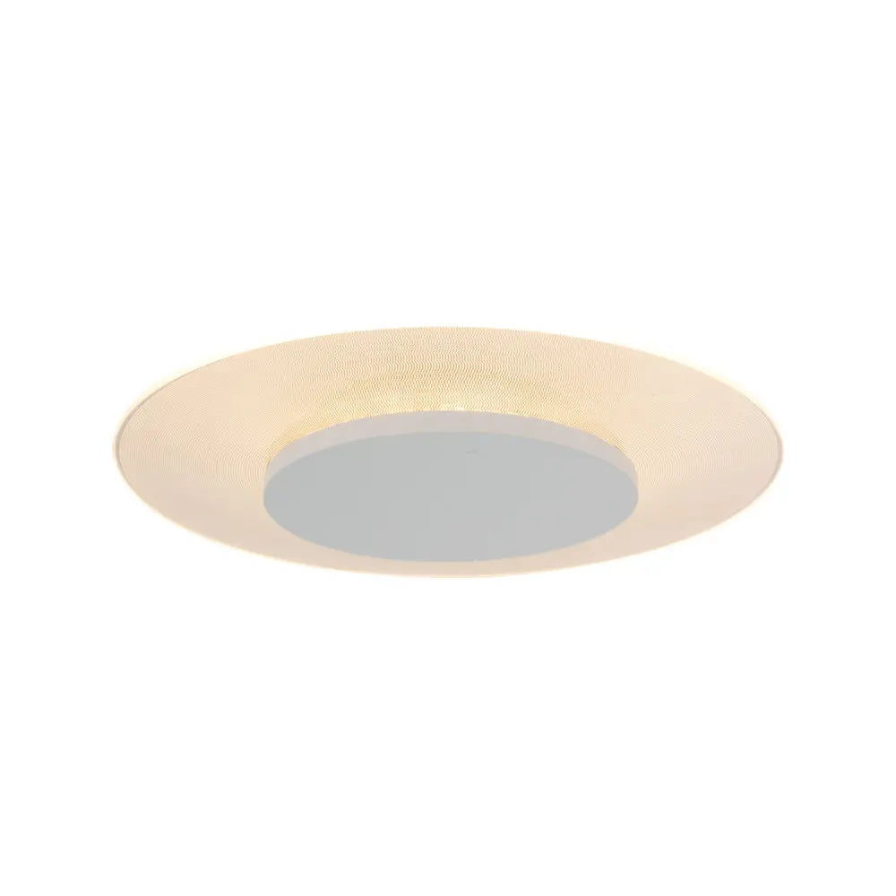 B-Ware Steinhauer Deckenleuchte Lampe Lido Led Weiß Rundleuchte Metall Modern 28cm 12 W