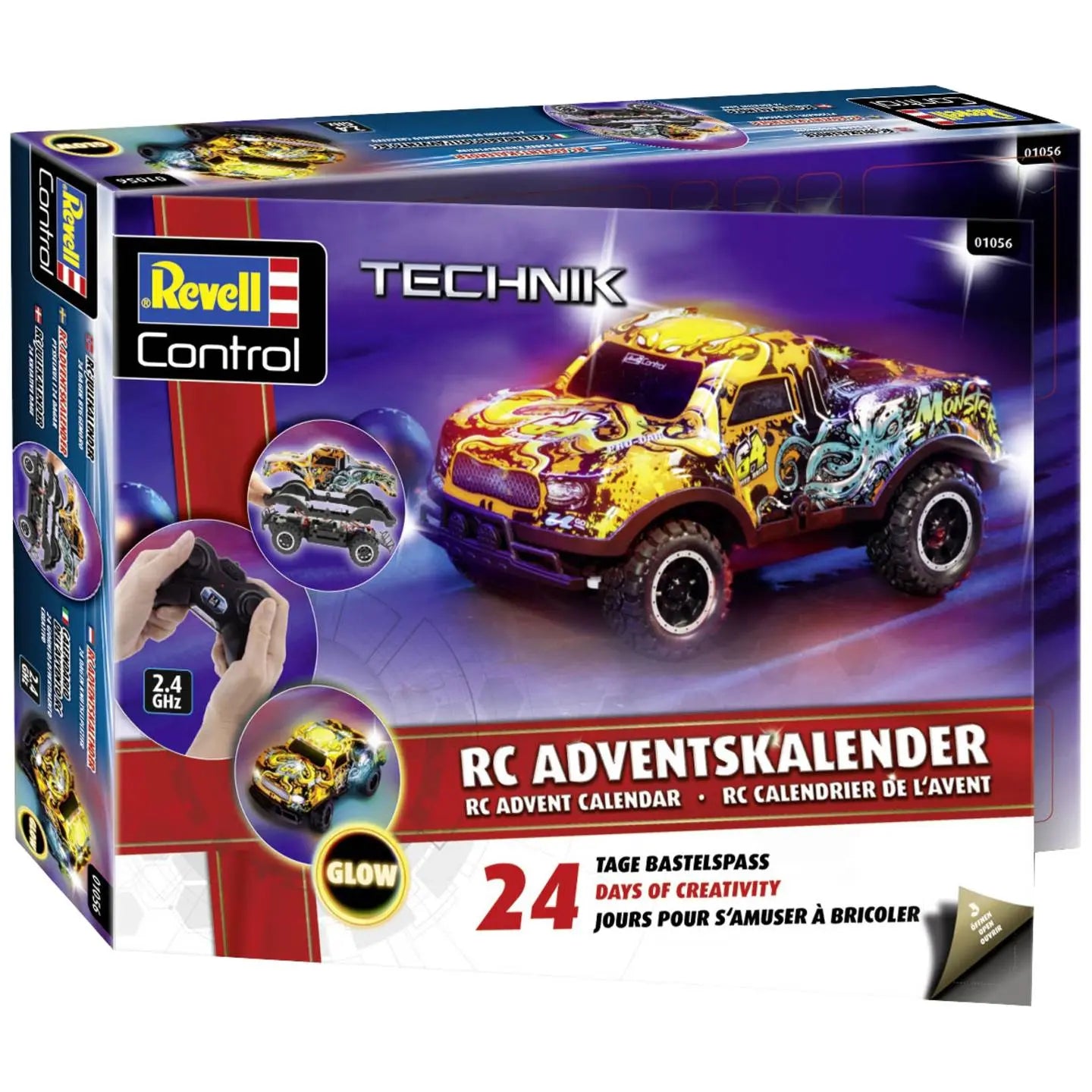 B-Ware Revell Adventskalender Set Rc Car Christmas Driver Bausatz Rc Auto Kinder