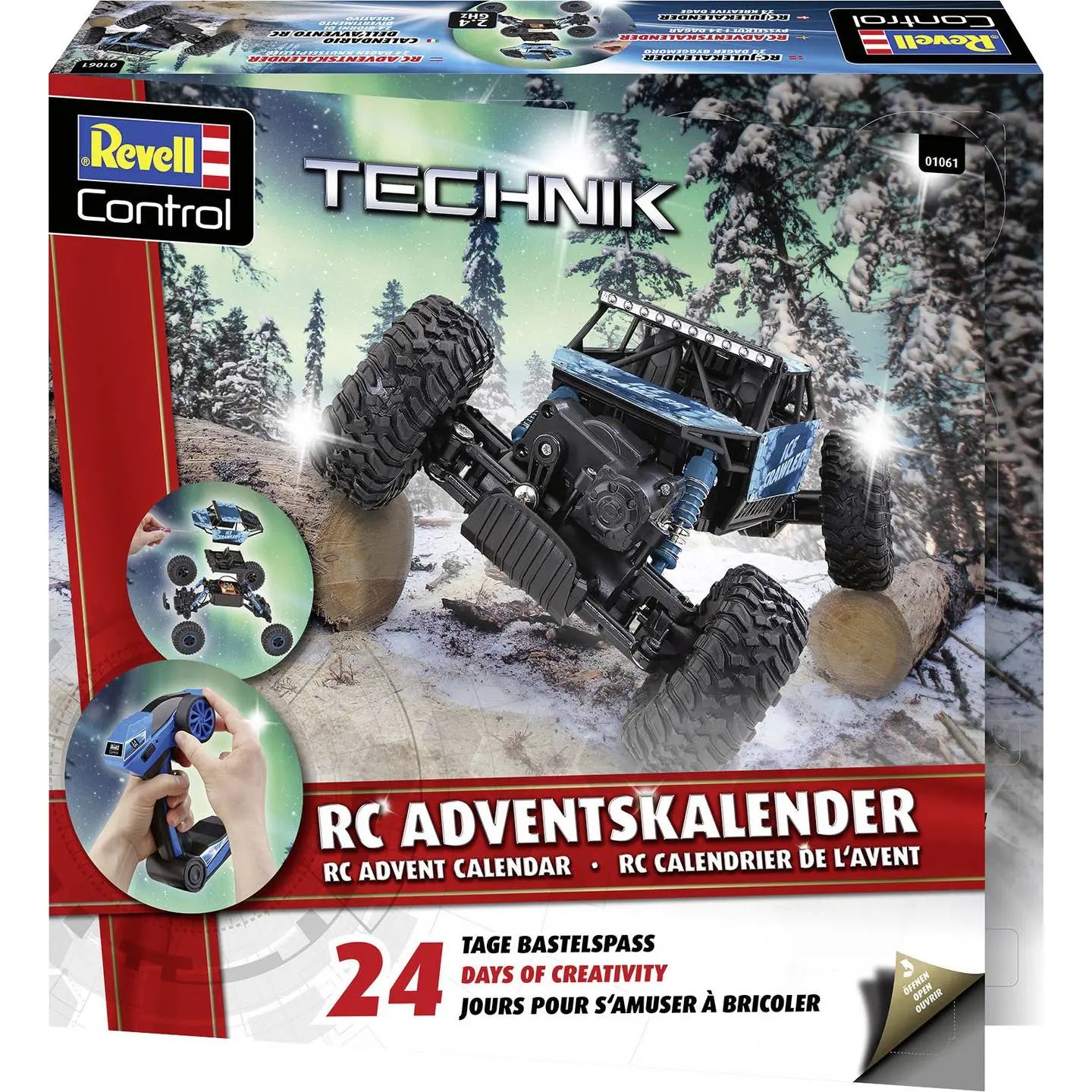 B-Ware Revell Control Rc Crawler Bausatz Adventskalender Fernsteuerung Modell Auto Set