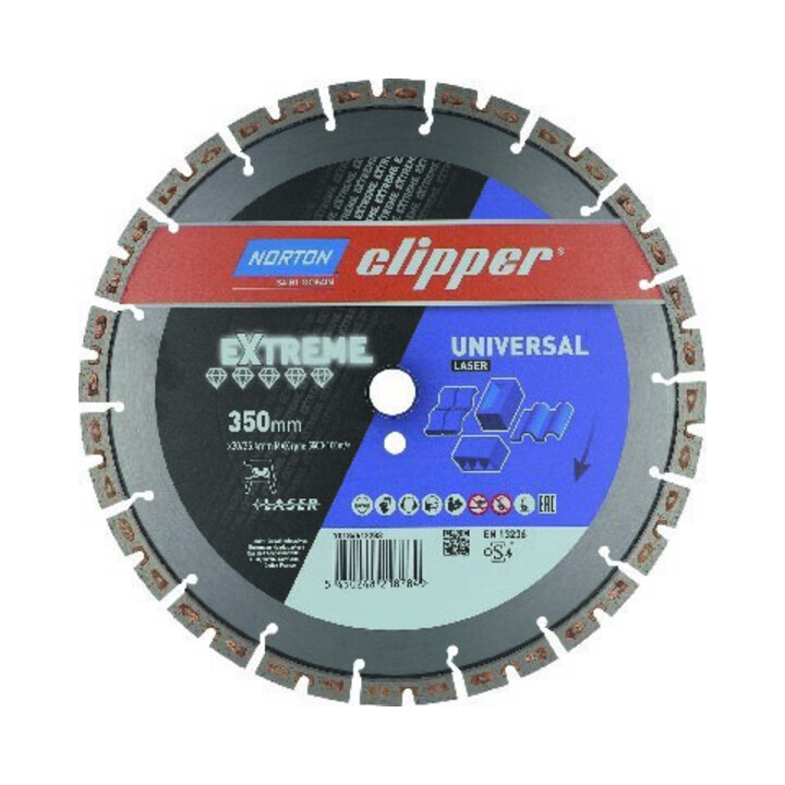 B-Ware Saint Gobain Clipper Trennscheibe Scheibe Diamant Universal Laser 300x30/25