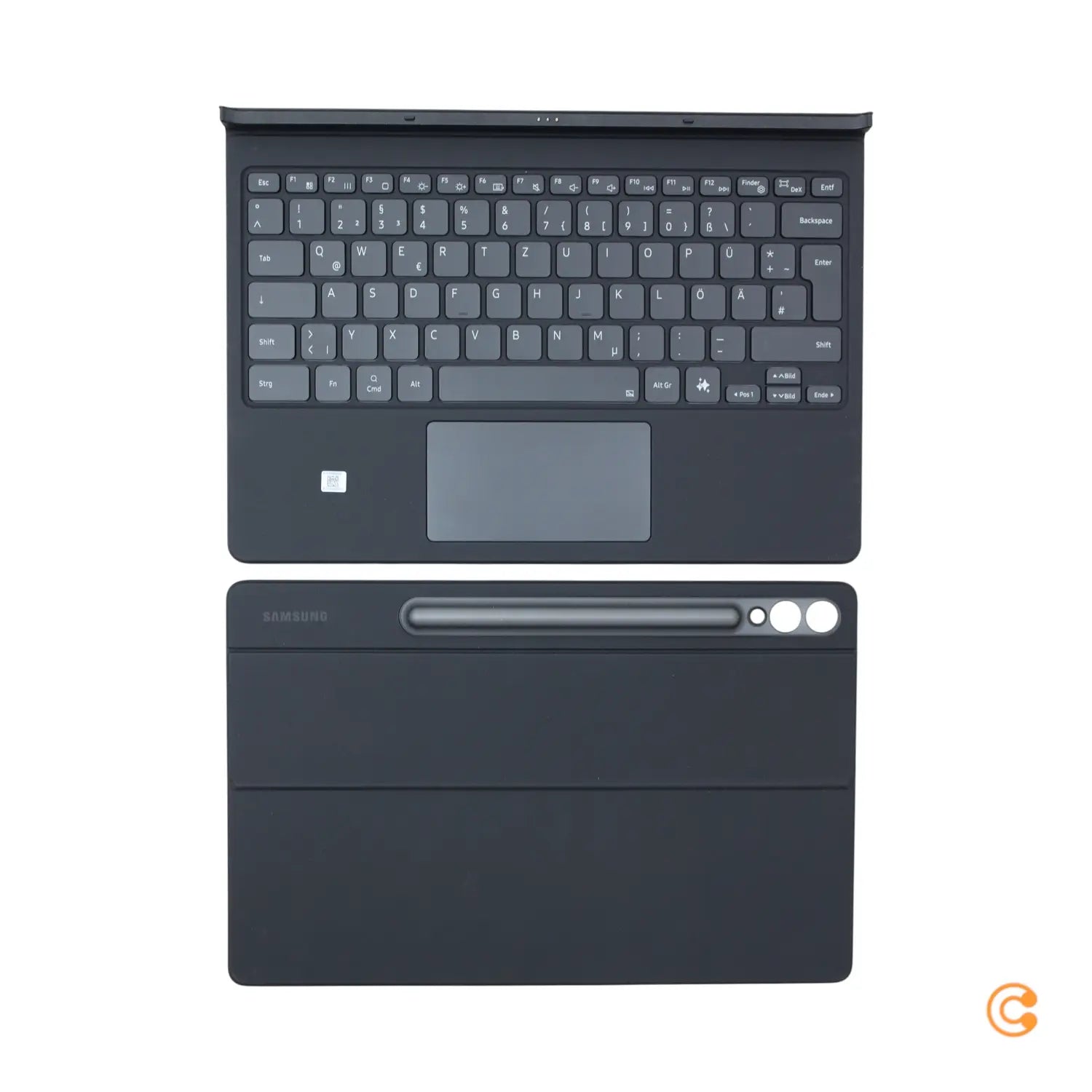B-Ware Samsung Tastatur Keyboard Book Cover Ef Dx825 Galaxy Tab S10+ S9+ S9 Fe+ Schwarz