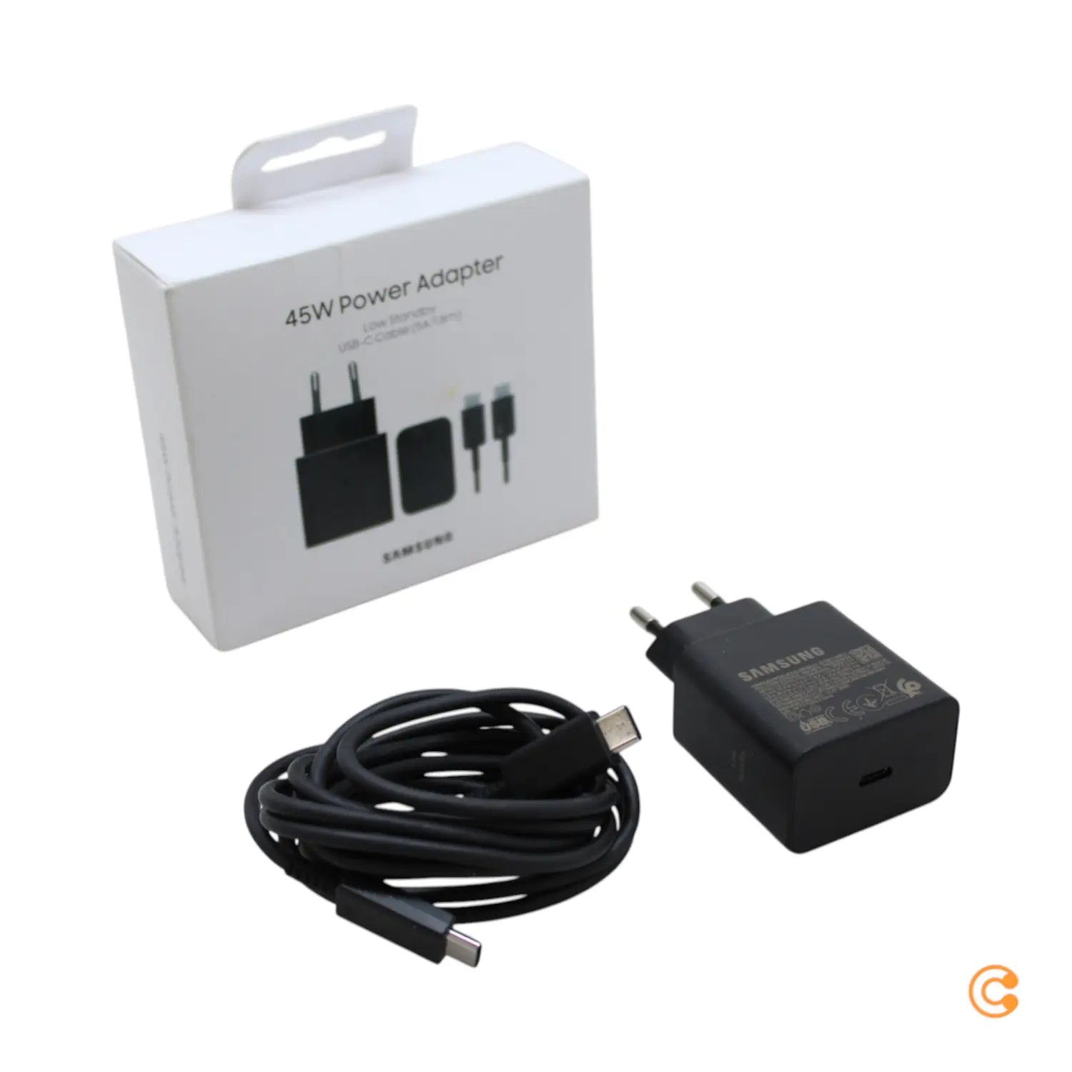 B-Ware Samsung Ladegerät Adapter Netzteil Usb C Schnellladegerät 45 W 5 A Kabel T4511