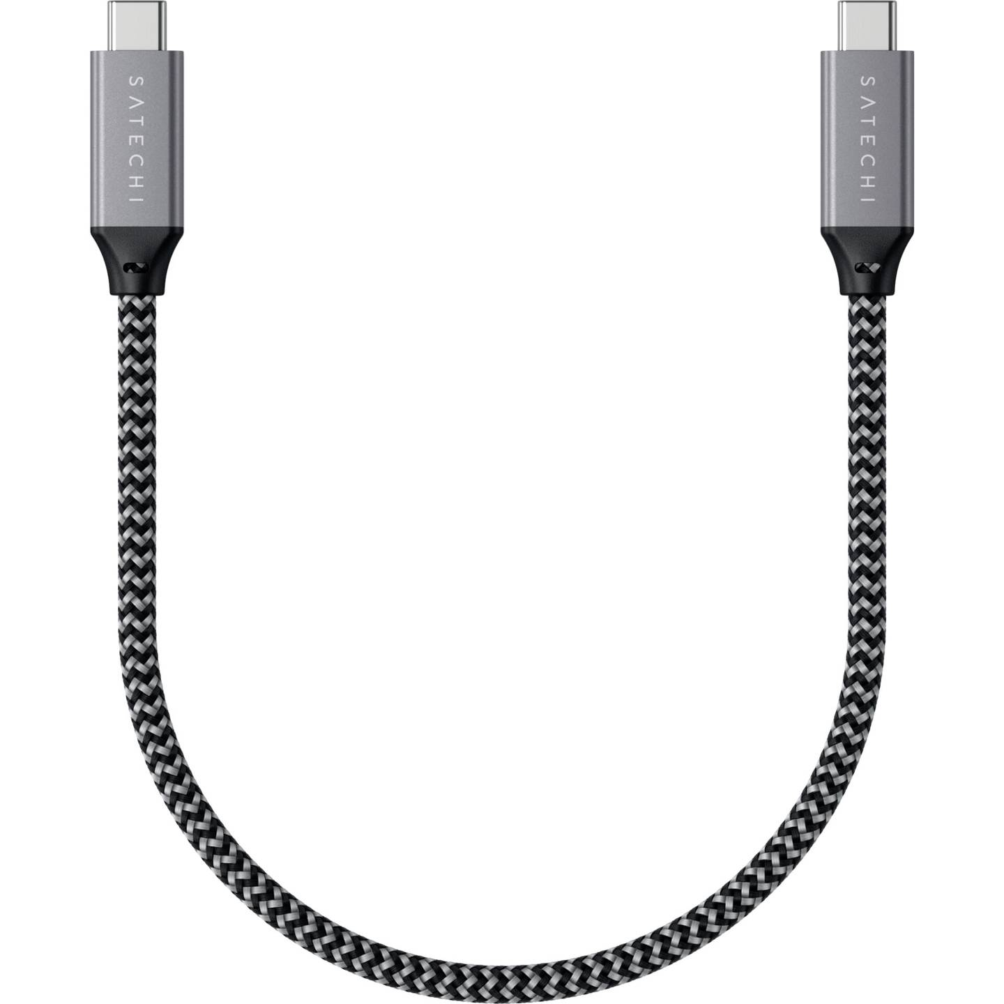 B-Ware Satechi St U4 C25 M Usb4 Kabel Datenkabel Usb C 0.25m Verbindungskabel