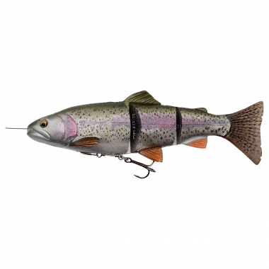 Savage Gear Softbait 4D Line Thru Trout (sinkend, Rainbow)
