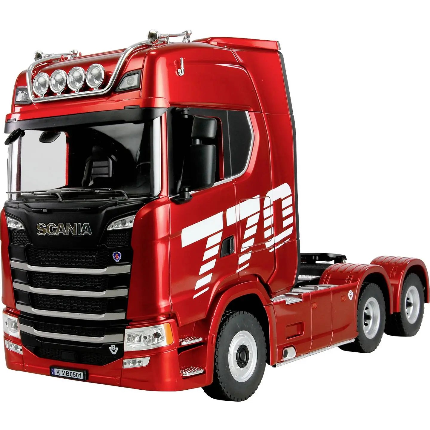 B-Ware Amewi Rc Lkw Truck Scania 770 S Zugmaschine 1:18 Rtr Modell Rot