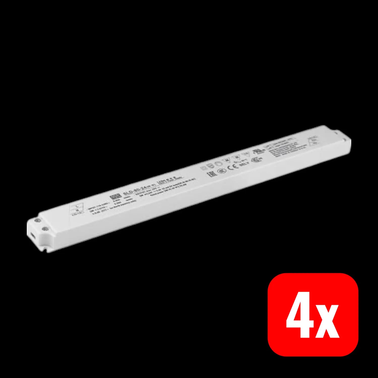 B-Ware Mean Well Led Treiber Treiber Transformator Konstantstrom 79.2 W 6.6 A 4 Stück