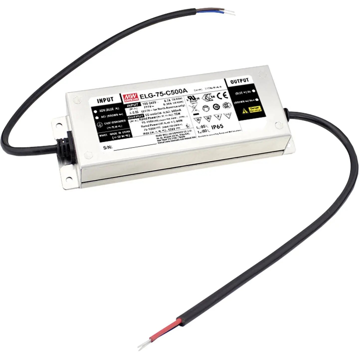 B-Ware Mean Well Schaltnetzteil Netzgerät Led Ip67 75 W 75 150 V 500m A Cc