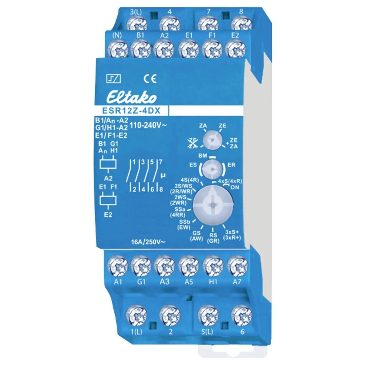 B-Ware Eltako Stromstoßschalter Relais Hutschiene Esr12 Z 4 Dx 4 Schließer 16 A 230 V