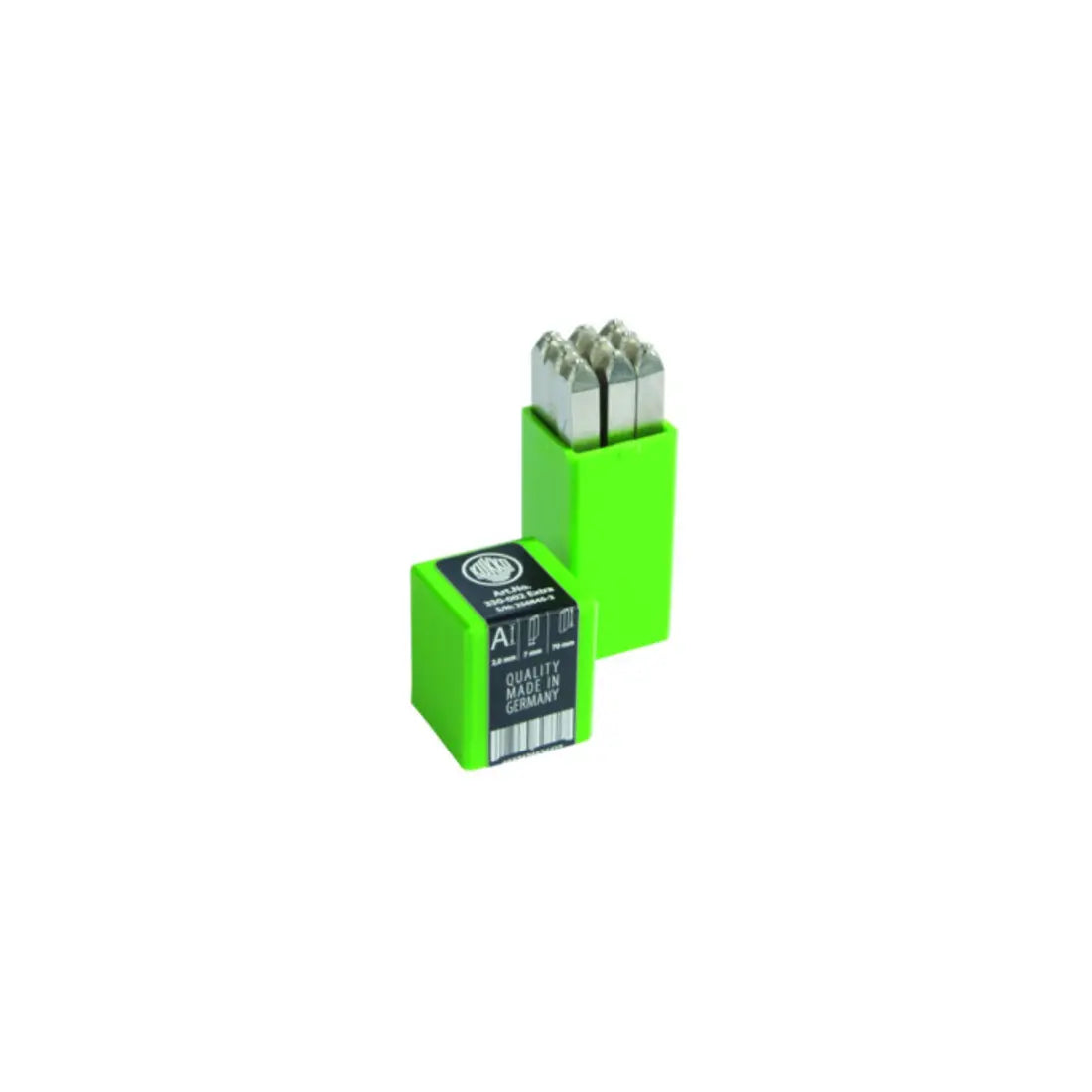 B-Ware Kukko Schlagzahlen Set Zahlenstempel Zahlen 0 9 Kunstoffbox 9 Teilig 2 Sets