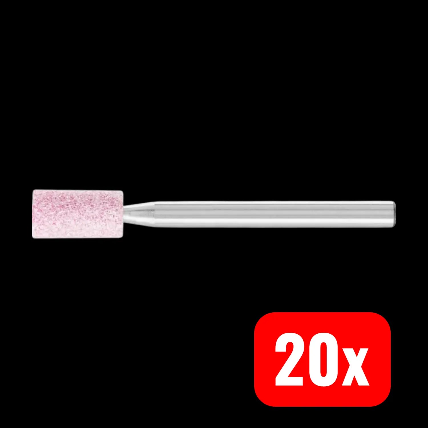 B-Ware Pferd Schleifstift Schleifstein Durchmesser 5 Mm Stahl Schaft 3 Mm 20 Stück