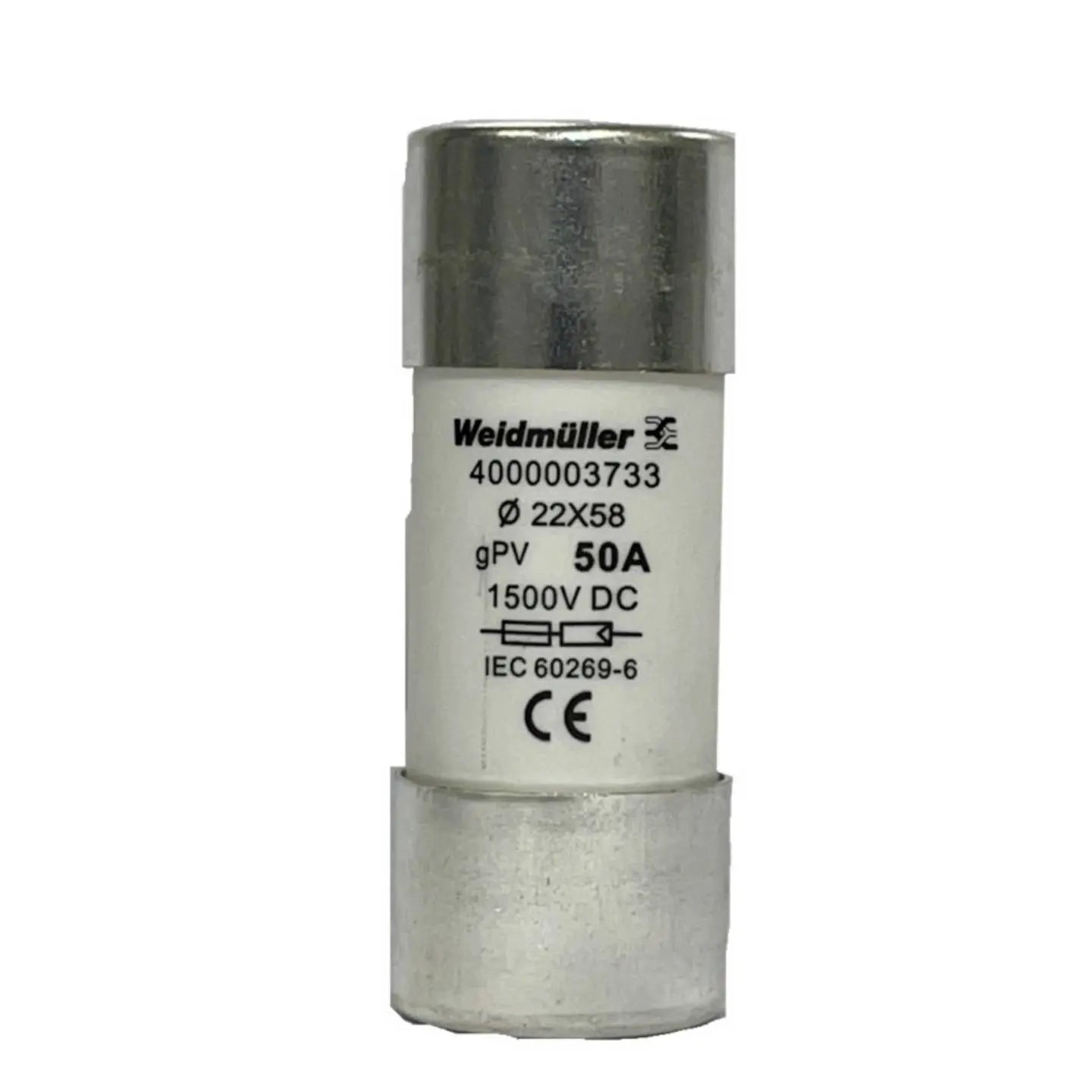 B-Ware Weidmüller 4000003733 Fuse Wsfl 22 X58 50 A 1 K5 V Gpv Feinsicherung155