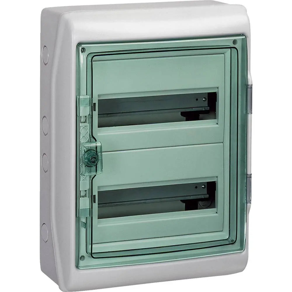B-Ware Schneider Electric Kleinverteiler Verteilerschrank Oberflächenmontage Grau 13433