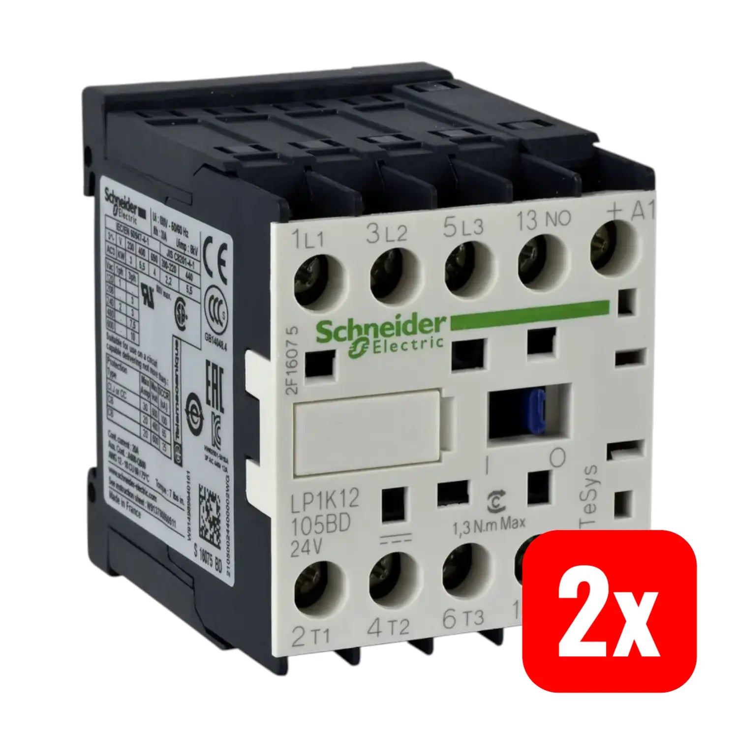 B-Ware Schneider Electric Leistungsschütz Schütz Netzschütz Lp4 K09015 Bw3 Te Sys K 2 Stück