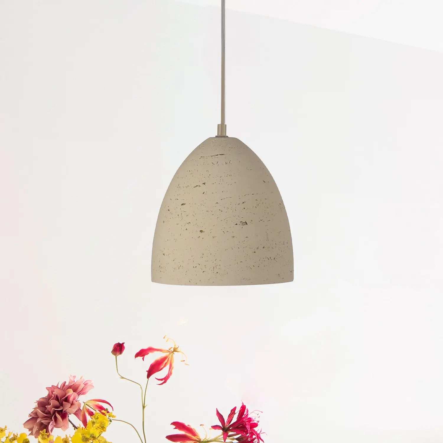 B-Ware Schöner Wohnen Hängeleuchte Pendelleuchte Traventa Beige Beton E27 Led ø 21 Cm