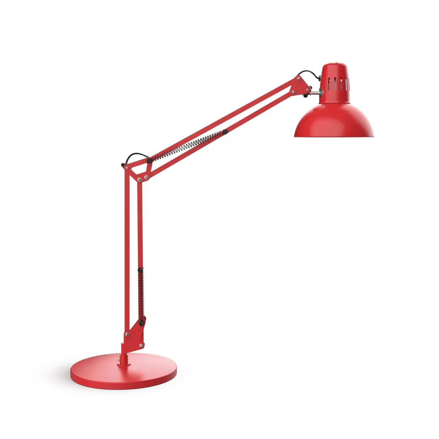 B-Ware Maul Schreibtischleuchte Tischlampe Mau Lstudy Leuchte Rot Stahl Höhe 49 Cm123