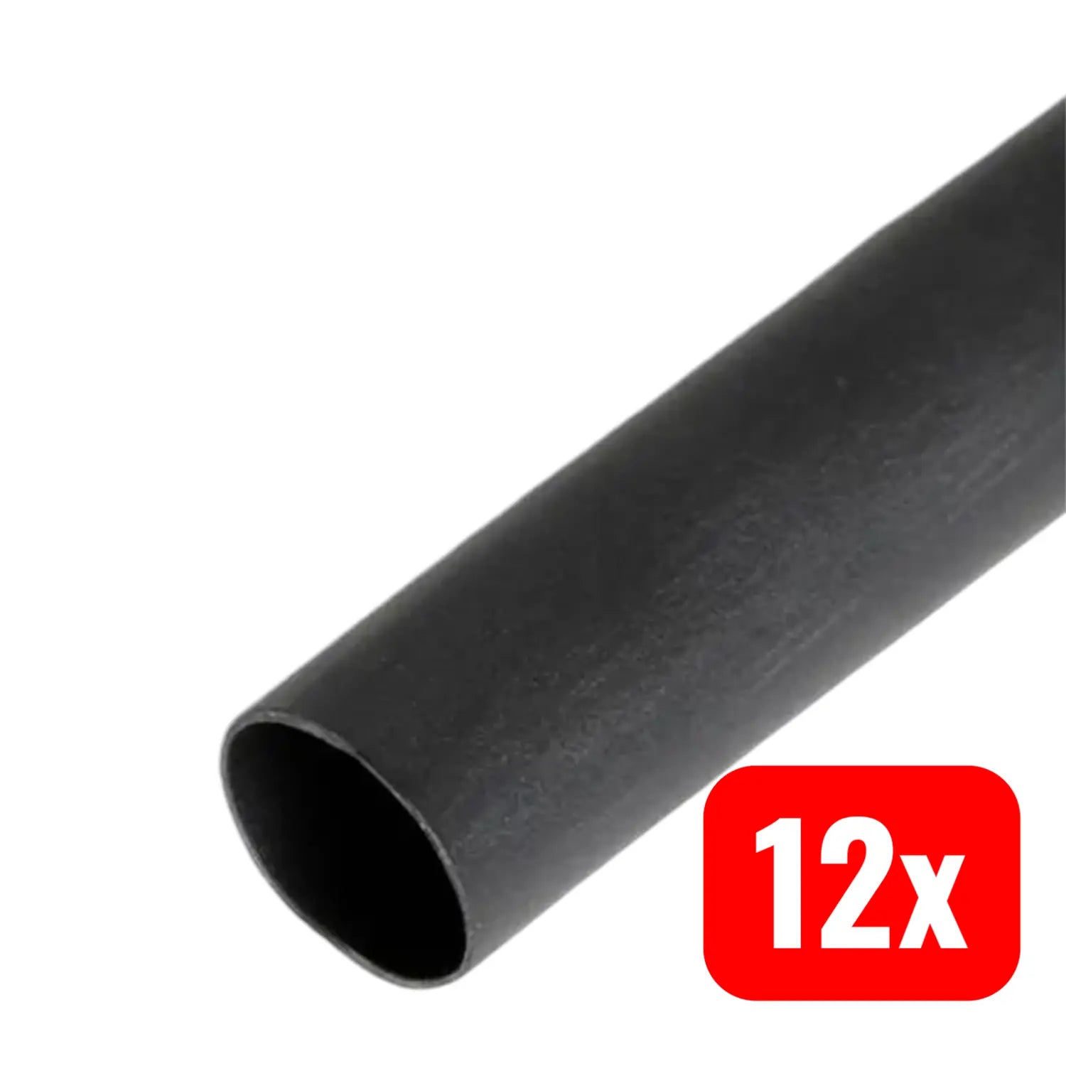 B-Ware Quadrios Schrumpfschlauch 100 Mm 2:1 Isolierschlauch Schwarz 24 Ca281 1m 12 Stück