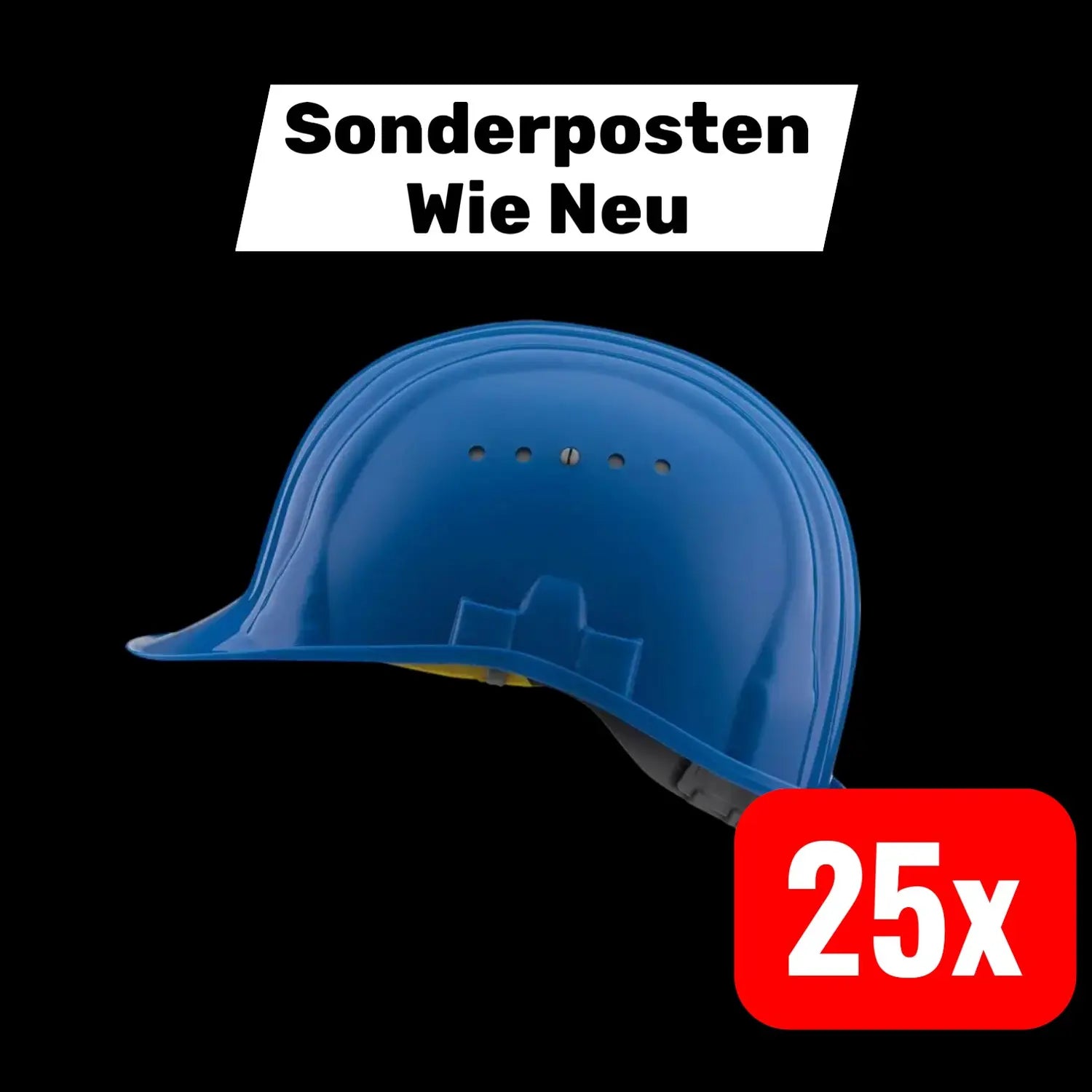B-Ware Schuberth Schutzhelm Helm Baumeister 80 Hdpe Blue 4 Punkt Gurtband 25 Stück