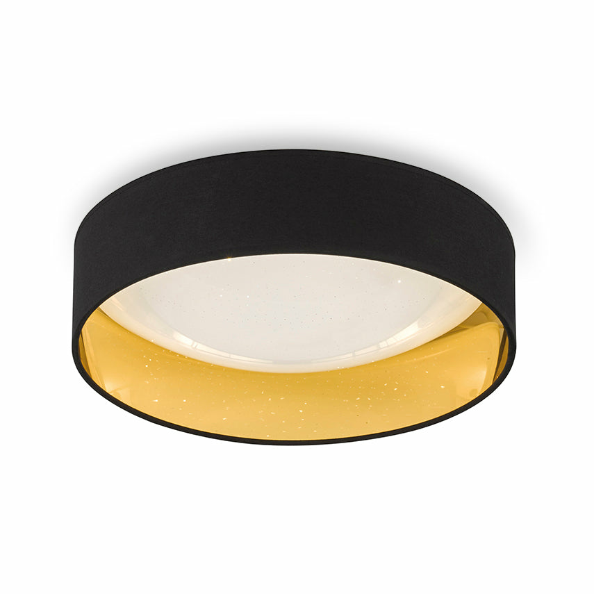 B-Ware Fischer & Honsel Schwarz Goldene Led Deckenlampe Deckenlampe Lampe Sete ø40cm