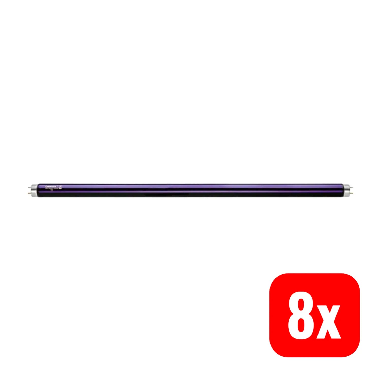 B-Ware Omnilux Röhre Leuchtstoffröhre Schwarzlicht Uv Licht T8 600 Mm 18 W 8 Stück