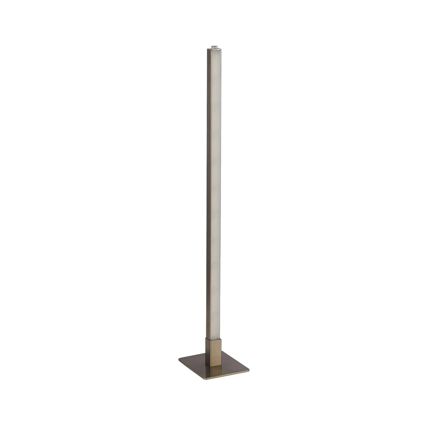 B-Ware Searchlight Tischleuchte Lampe Led Tribeca Silber Weiß Stahl Kunststoff 50cm Cct