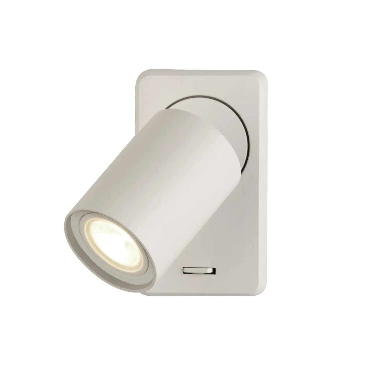B-Ware Searchlight Wandleuchte Switched Lampe Schalter Wandlampe Weiß Aluminium Gu10