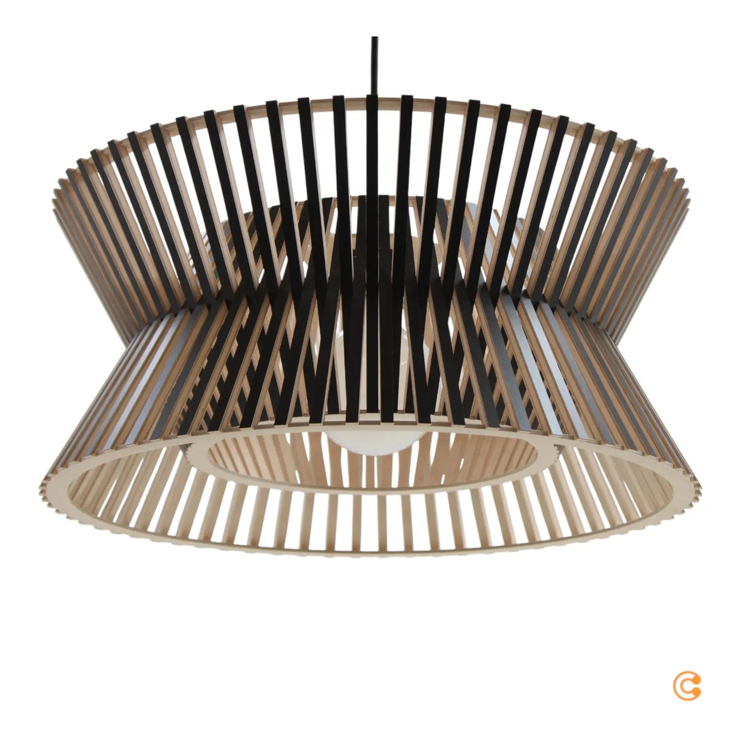 B-Ware Secto Kontro Hängeleuchte Pendelleuchte Leuchte Lampe ø45x H21cm Schwarz
