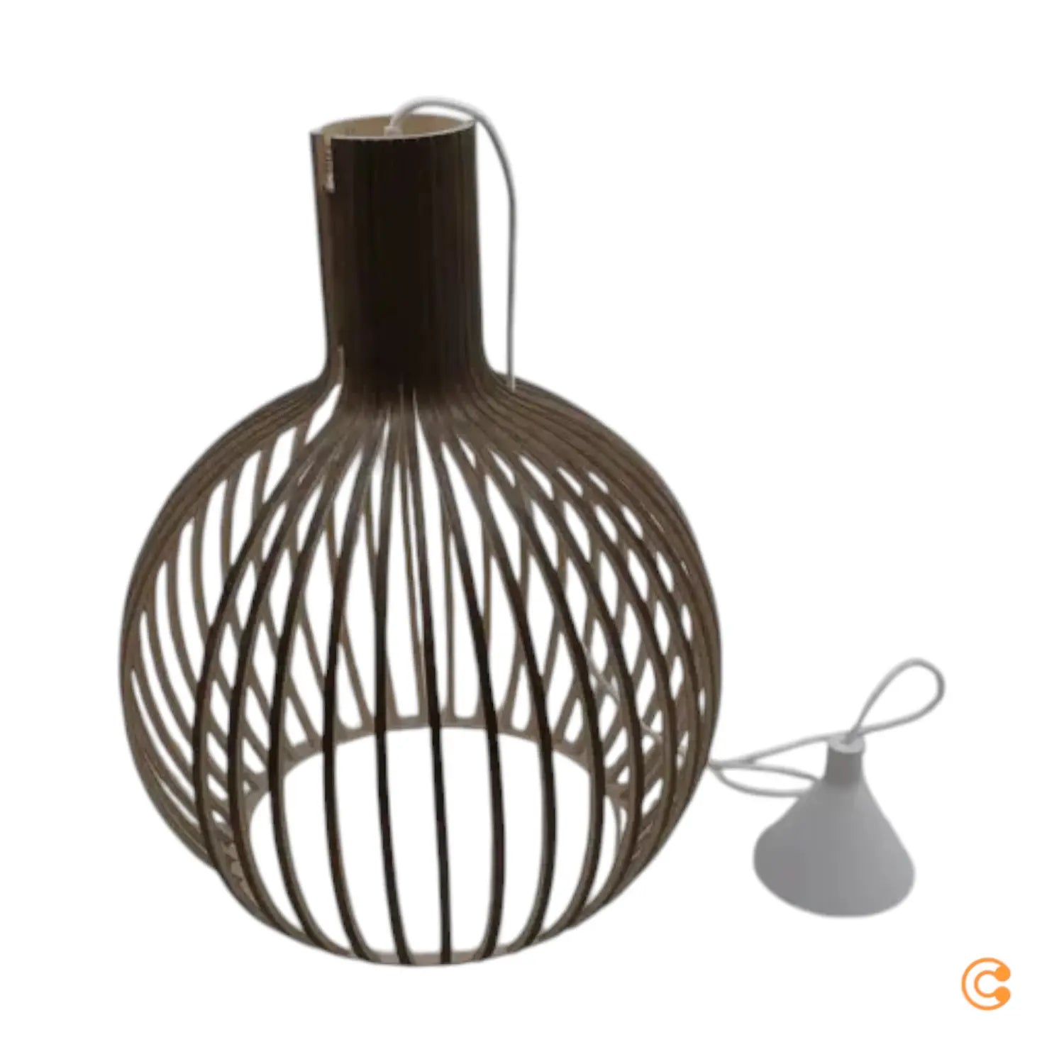 B-Ware Secto Octo Small 4241 Pendelleuchte Walnuss Lampe Siehe Text/Foto