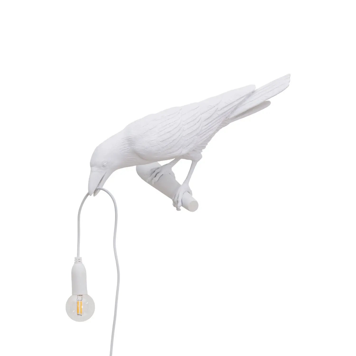 B-Ware Seletti Bird Lampe Leuchte Led Wandlampe Blick Links Wandleuchte Weiß