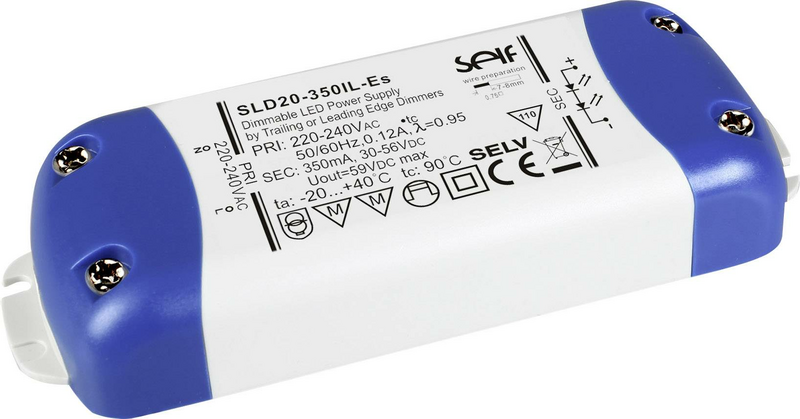 B-Ware Self Electronics Led Treiber Netzteil Trafo Konstantstrom 30.8 W 700 M A Dimmbar