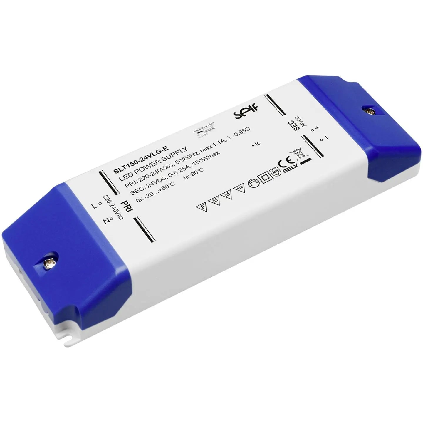 B-Ware Self Electronics Led Treiber Stromversorgung 150 W 24 V Konstantspannung Weiß