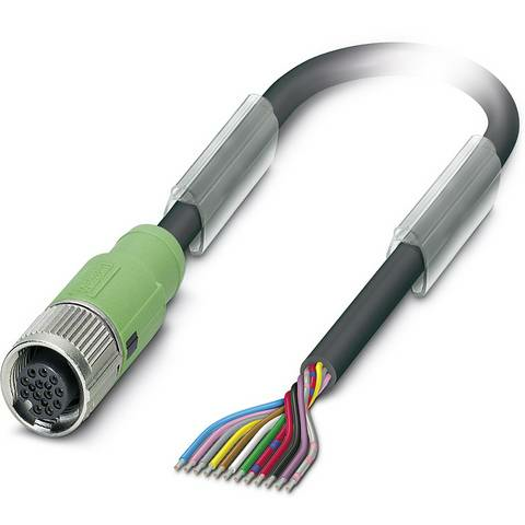B-Ware Phoenix Contact 1430611 Sensor /Aktor Steckverbinder 12 Polig M12 Gerade 1.50m