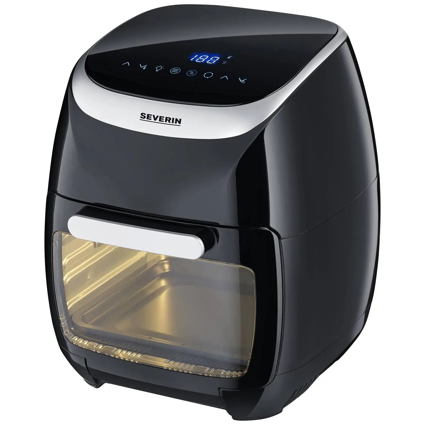 B-Ware Severin Fritteuse Fr 2446 Heißluftgarer Airfryer Heißluftfunktion Schwarz 11 L