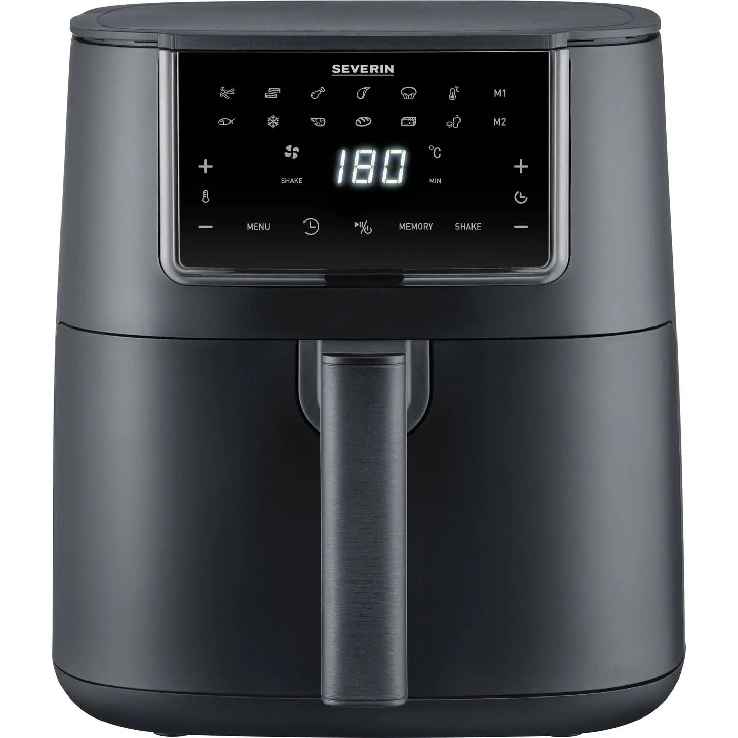 B-Ware Severin Fritteuse Heißluftofen Airfryer Schwarz Xxl Korb 7 L 1700 W Display