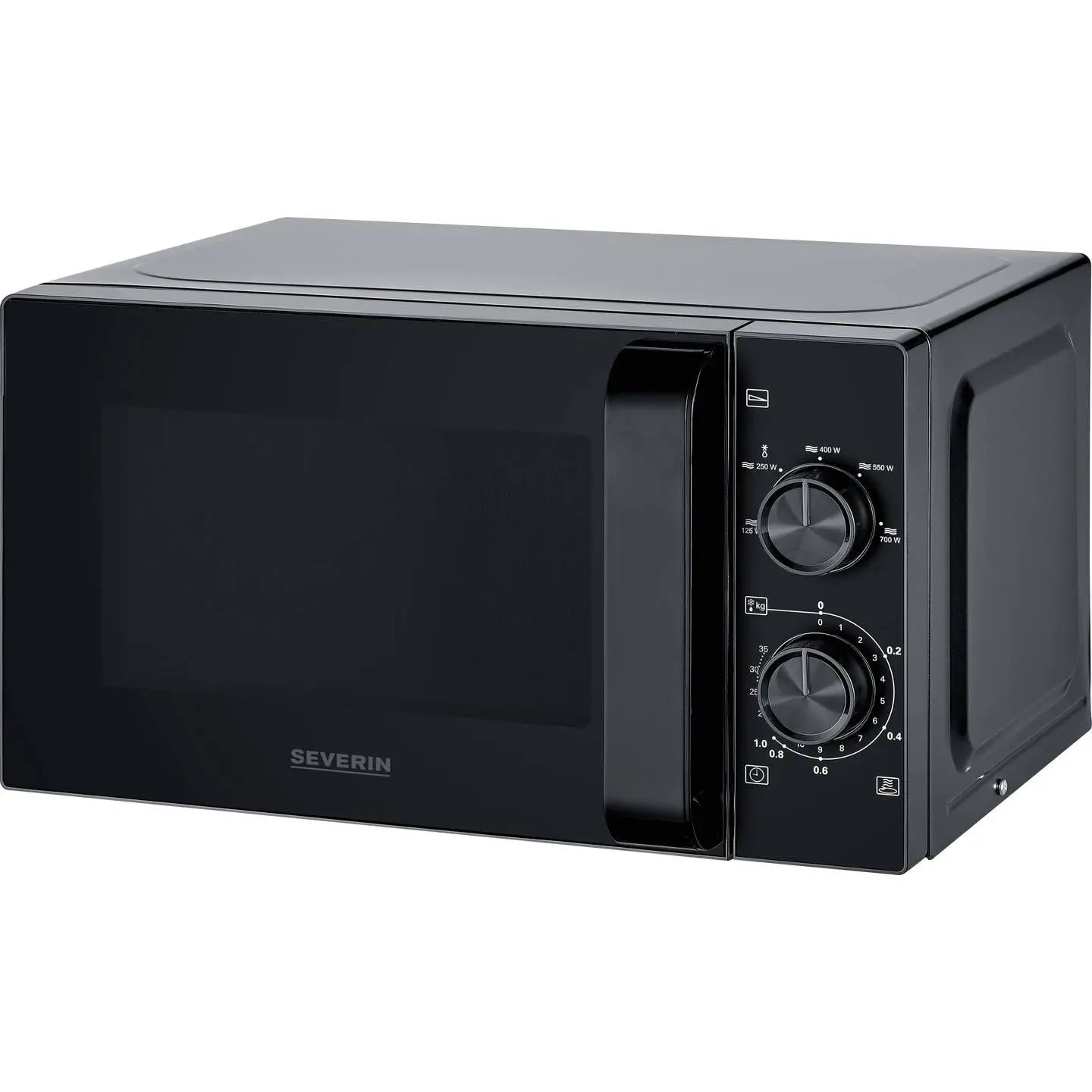 B-Ware Severin Mikrowelle Ofen Solo Mw 7790 Schwarz Auftauprogramm Timer 20 L