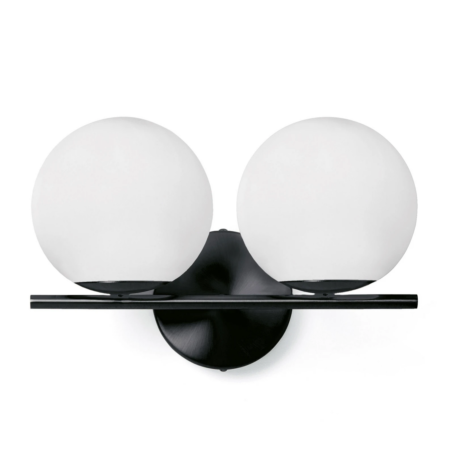B-Ware Sforzin Wandleuchte Jugen Schwarz Zweiflammig Wandlampe Lampe Leuchte Spot Licht