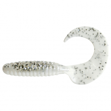 ShadXperts Twister 4" (Reinweiss Klar/Saltn Pepper Glitter)