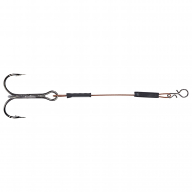 Shirasu Kunstköder Zander 1x7 Stinger Rig (beschichtet, mit Clips)