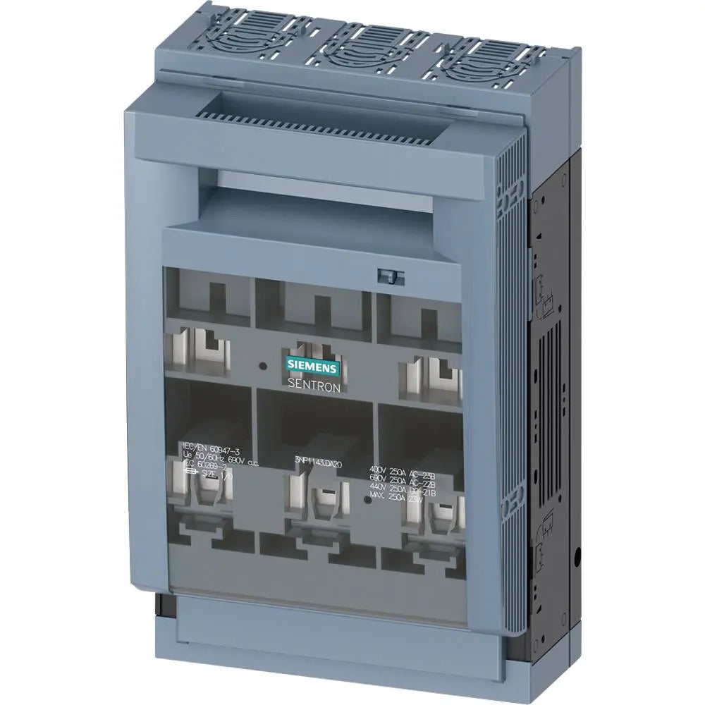 B-Ware Siemens Sicherungslasttrennschalter Trennschalter 3 Np11431 Da20 3polig 250 A Nh1