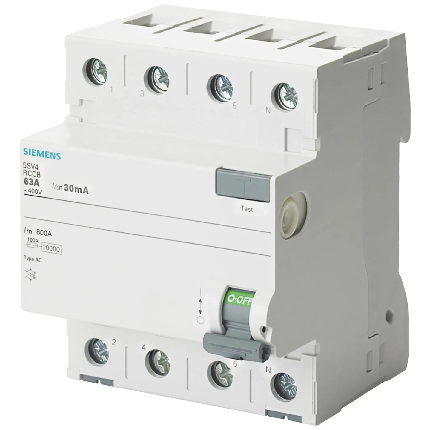 B-Ware Siemens Fehlerstromschutzschalter Fi Schutzschalter Sentron 5 Sv43440 Mb 4 Polig