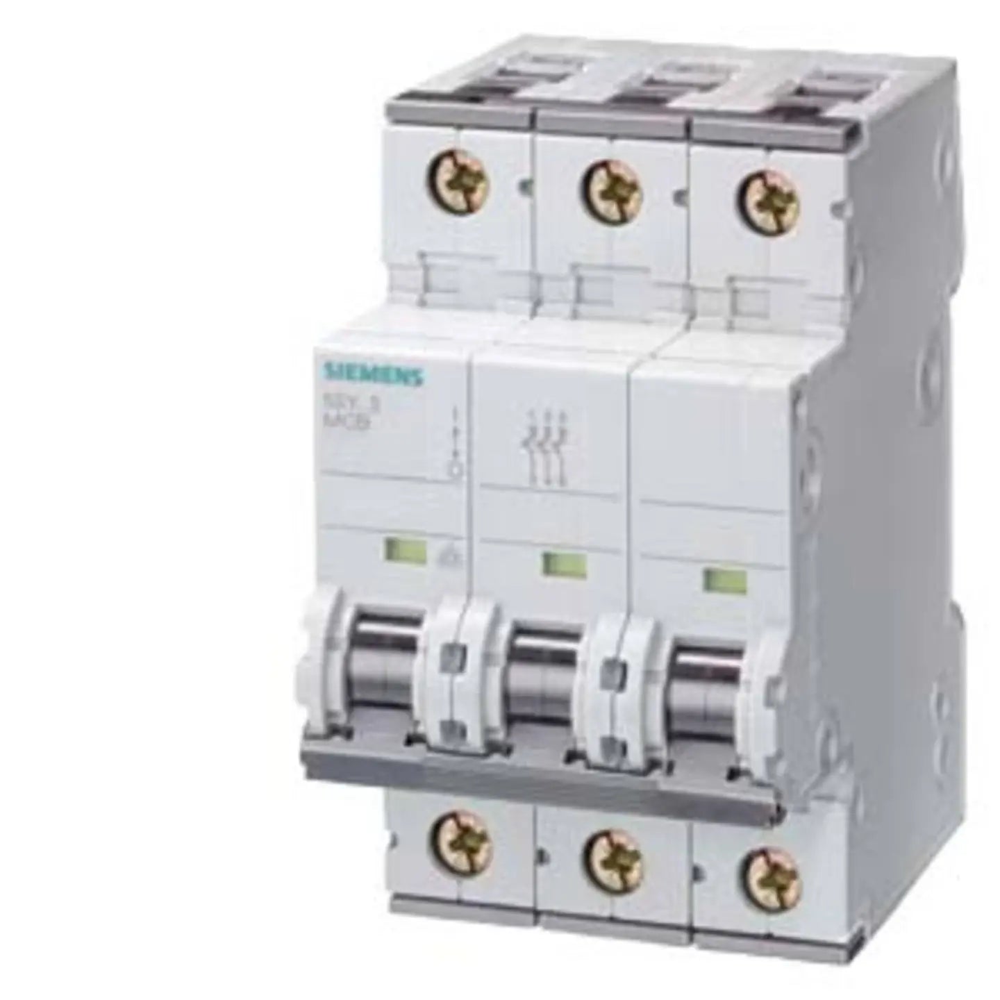 B-Ware Siemens Leitungsschutzschalter Sicherungsautomat Sentron 5 Sy Grau 3 Polig 6 A Ac