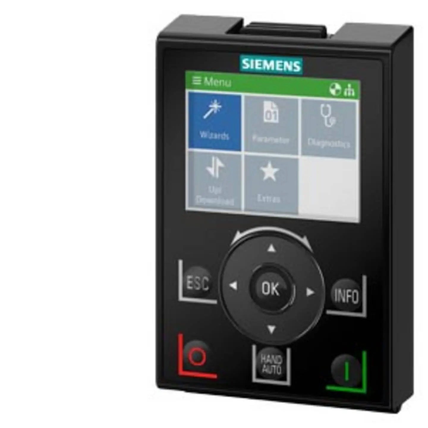 B-Ware Siemens Kontrolleinheit Bedienpanel Sinamics G120 Iop2 Schwarz Siehe Text/Foto