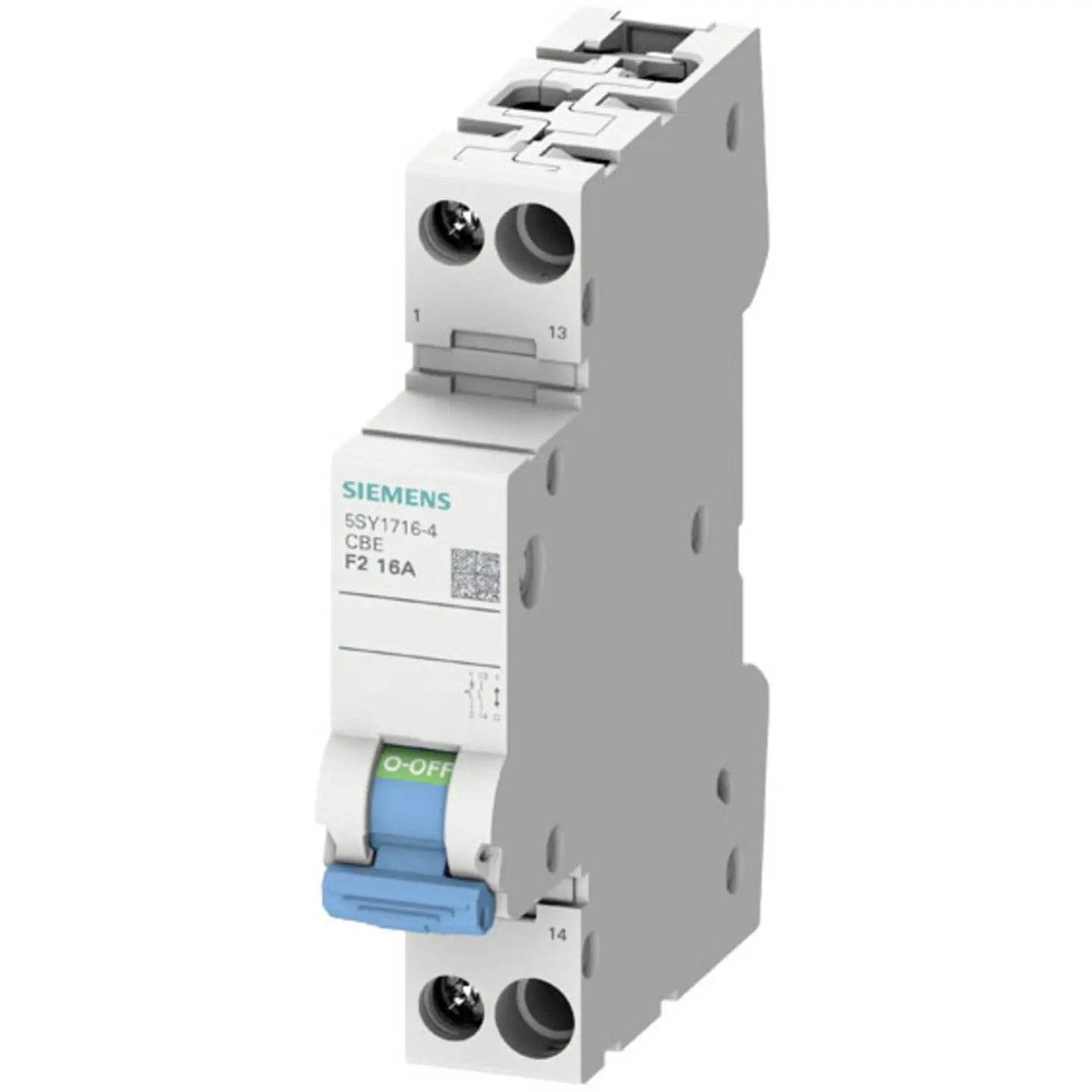 B-Ware Siemens Geräteschutzschalter Leitungsschutzschalter 1 Polig Hilfsschalter 16 A F2