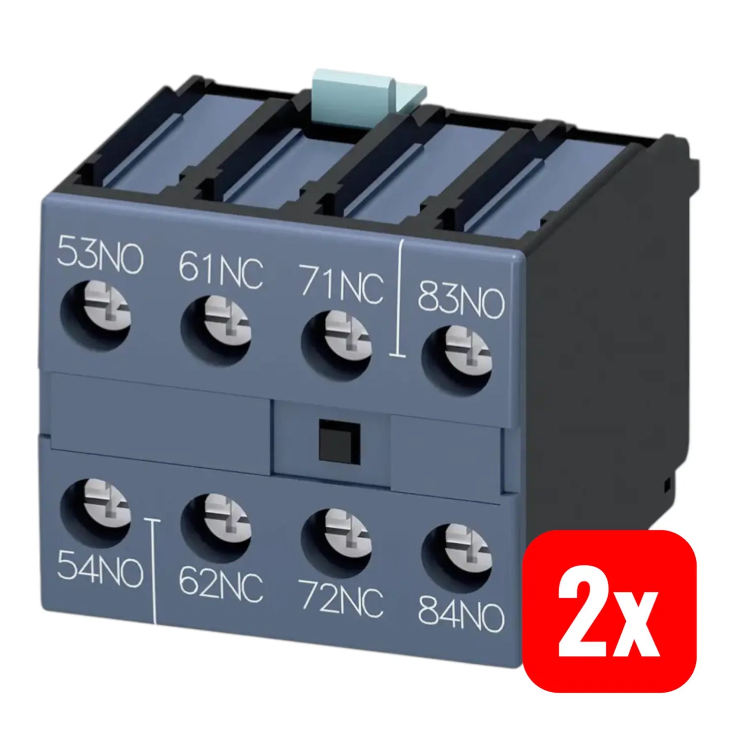 B-Ware Siemens Hilfsschalterblock Schaltgerät 2 No2 Nc Ordnungsziffer S0 Schrau 2 Stück