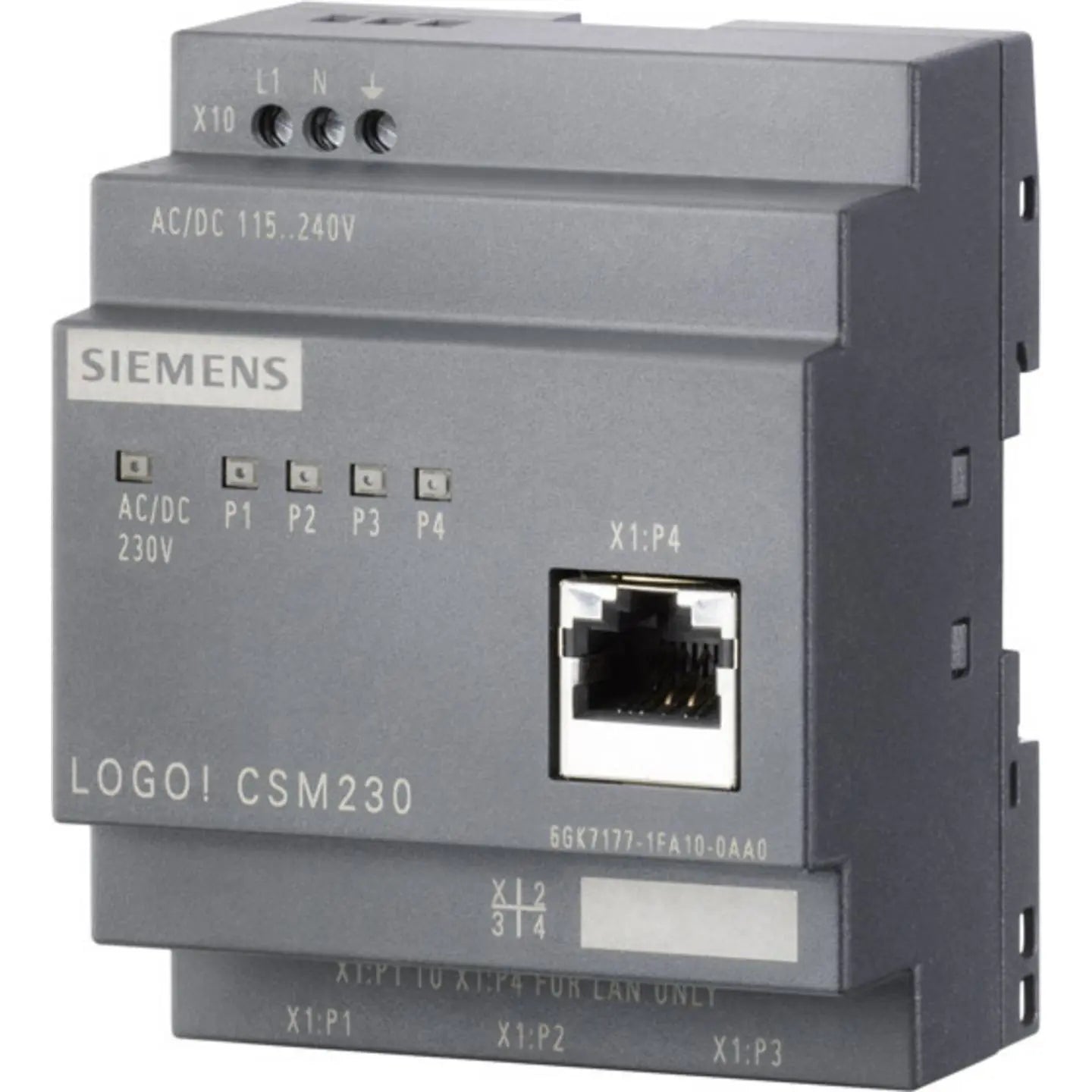 B-Ware Siemens Industrieswitch Logo Csm 12/24 Unmanaged Ethernet Switch 4 Port 100 M Bits