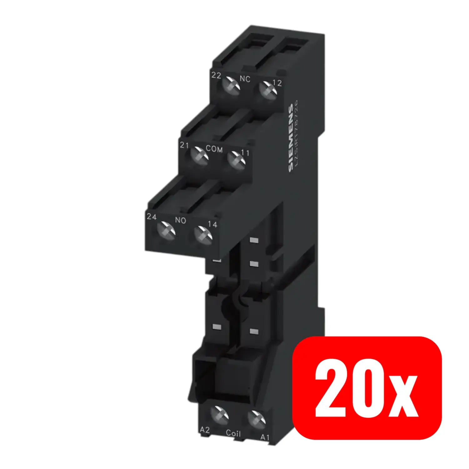 B-Ware Siemens Sockel Lzs Rt78726 Stecksockel Basis Rt Relais Sirius Schraub 20 Stück