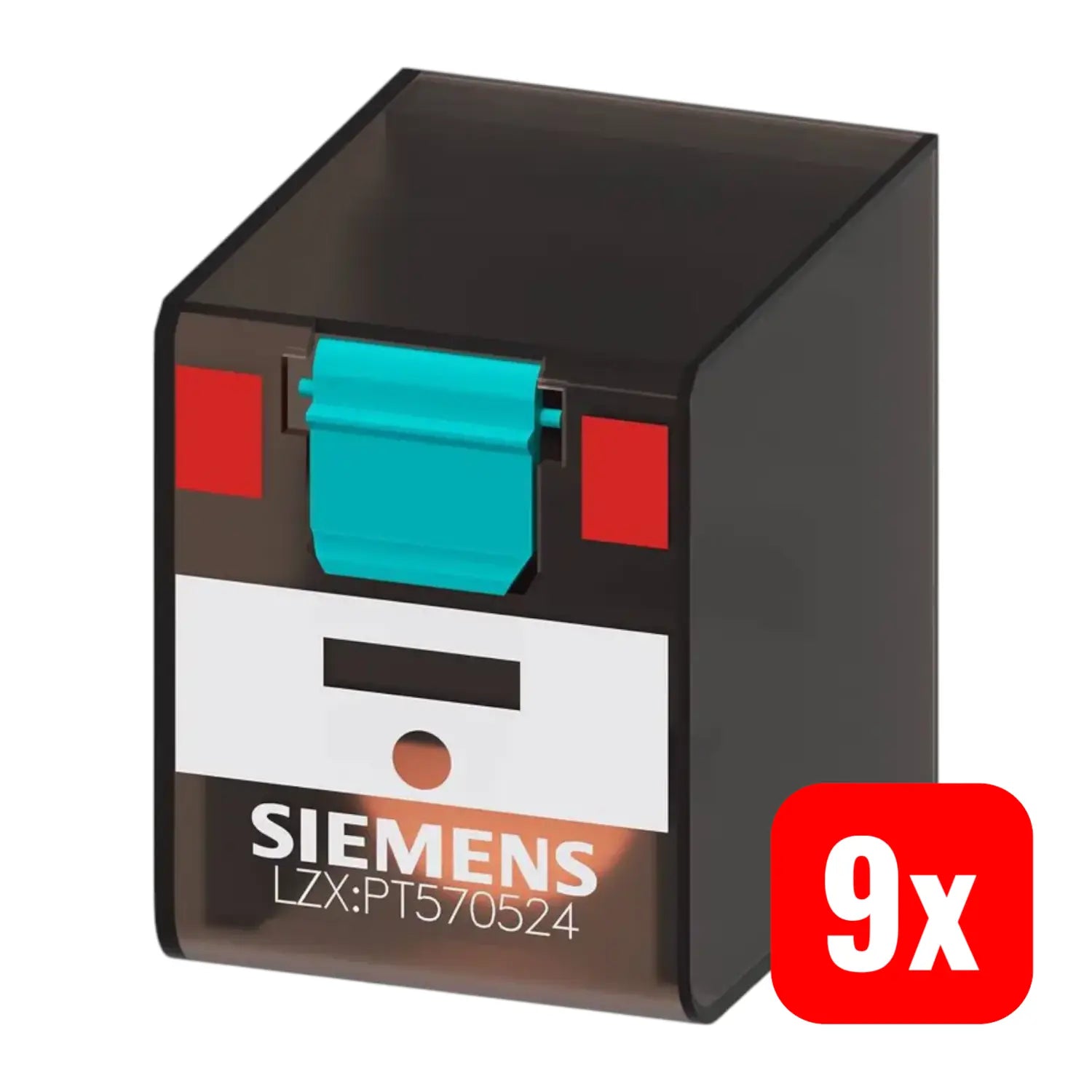 B-Ware Siemens Steckrelais Relais Lzx Pt570524 Schaltrelais 4 Kontakte 24 V Ac 9 Stück