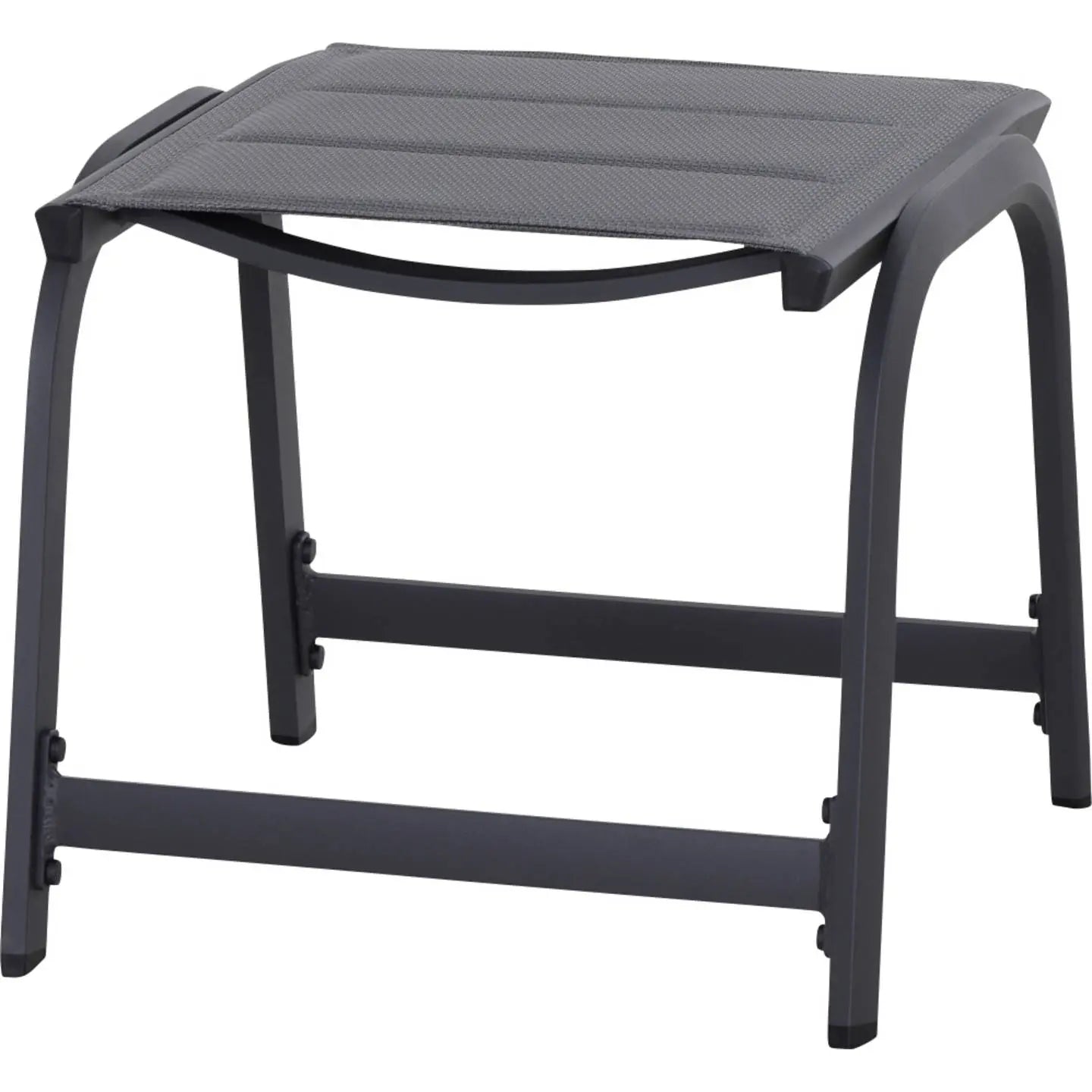 B-Ware Siena Garden Gartenhocker Sitzbank Hocker Tesoro Aluminium Anthrazit Royal Grau