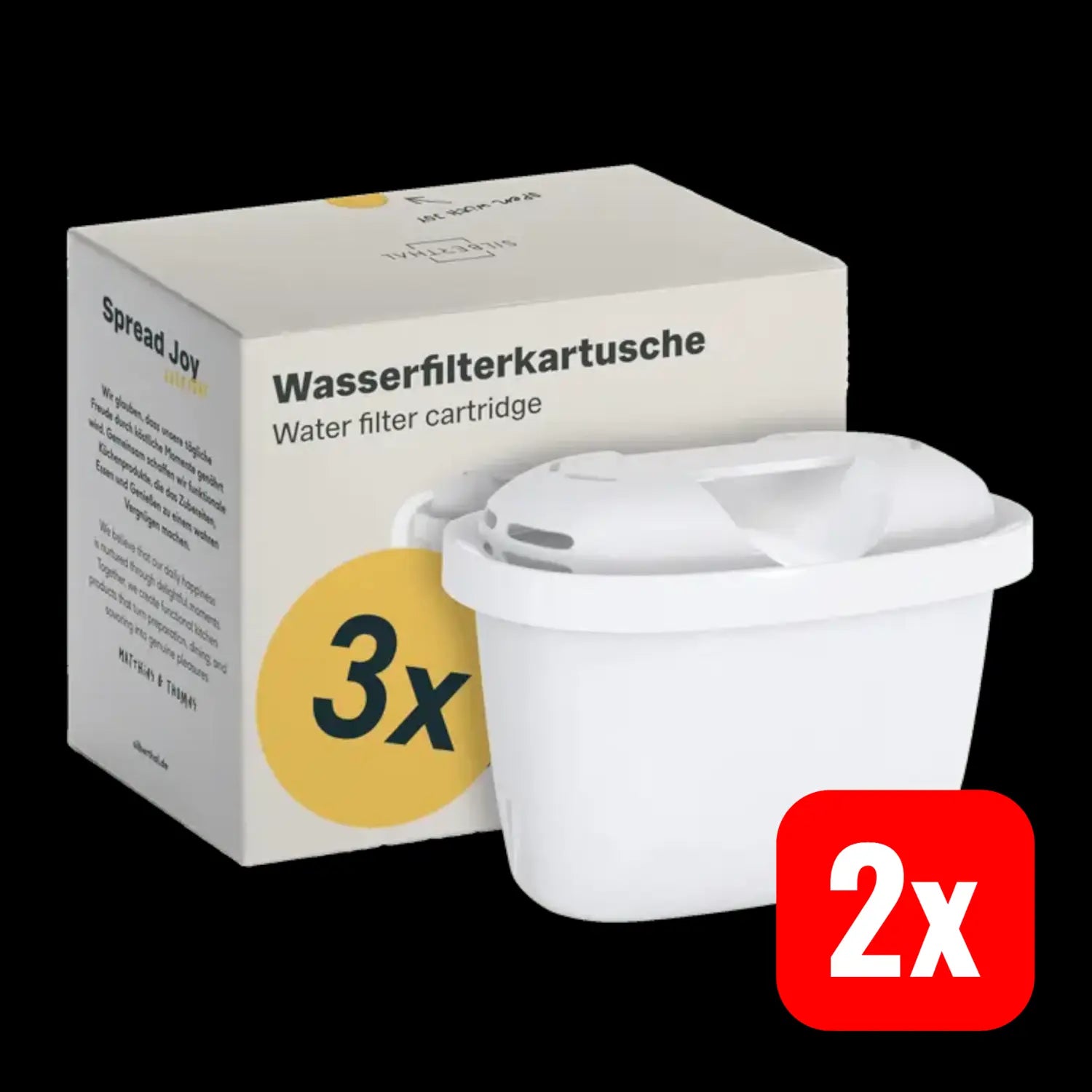 B-Ware Silberthal Filterkartusche Wasserfilter 3er Pack Brita Maxtra 6 Patronen